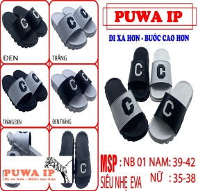 DÉP QUAI NGANG NAM NỮ SIÊU NHẸ EVA NB 01