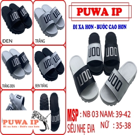 DÉP QUAI NGANG NAM NỮ SIÊU NHẸ EVA NB 03