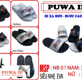 DÉP QUAI NGANG NAM NỮ SIÊU NHẸ EVA NB 07