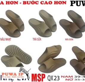 DÉP QUAI NGANG SIÊU NHẸ EVAL QX 23 NHIỀU MÀU 