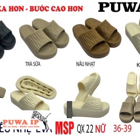 DÉP QUAI NGANG SIÊU NHẸ EVAL QX 22 NHIỀU MÀU 