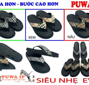 Sỉ Dép Kẹp Đúc Liền Quai, Dép xỏ ngón Nam Mẫu Mới Cao Cấp, Rẻ Bền Đẹp PUWA IP DKF11 (1)