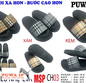 DÉP QUAI NGANG SIÊU NHẸ EVAL CH03 NHIỀU MÀU