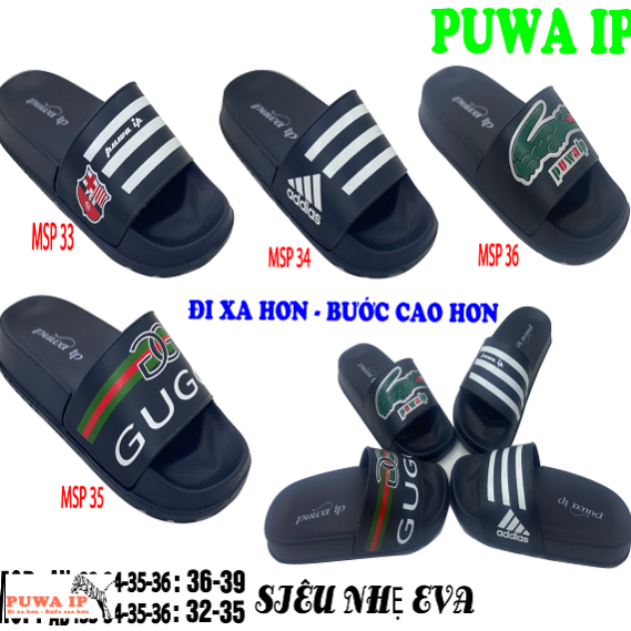 DÉP QUAI NGANG SIÊU NHẸ EVA ANAM 34 NHIỀU MÀU