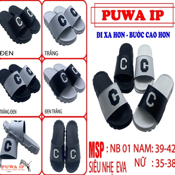 DÉP QUAI NGANG NAM NỮ SIÊU NHẸ EVA NB 01
