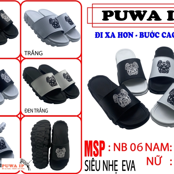 DÉP QUAI NGANG NAM NỮ SIÊU NHẸ EVA NB 06