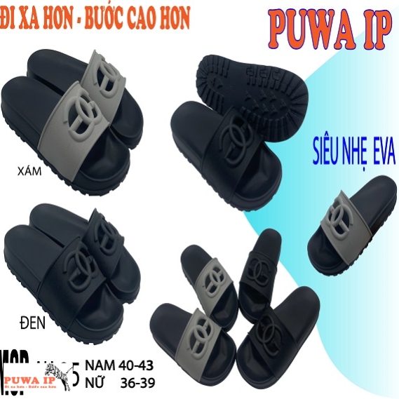 DÉP QUAI NGANG NAM NỮ SIÊU NHẸ EVA AH 25