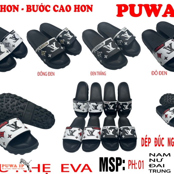 DÉP QUAI NGANG SIÊU NHẸ EVAL PH01 NHIỀU MÀU
