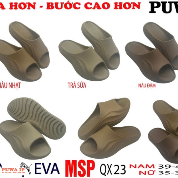 DÉP QUAI NGANG SIÊU NHẸ EVAL QX 23 NHIỀU MÀU 