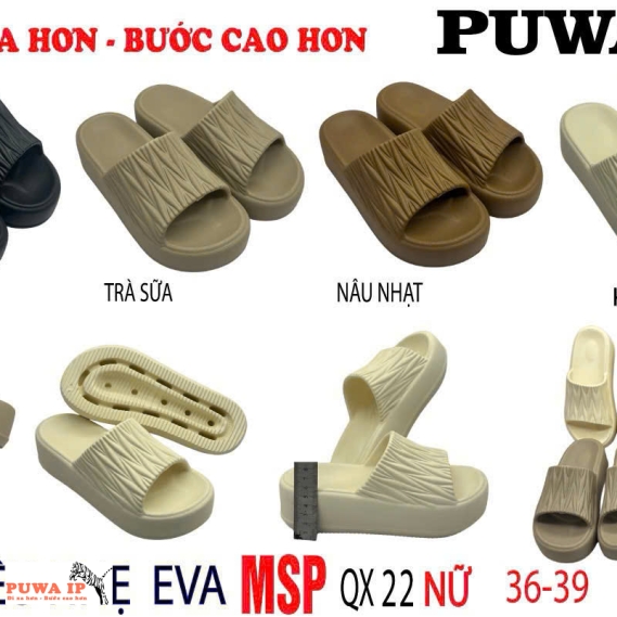 DÉP QUAI NGANG SIÊU NHẸ EVAL QX 22 NHIỀU MÀU 