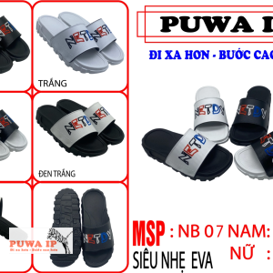 DÉP QUAI NGANG NAM NỮ SIÊU NHẸ EVA NB 07